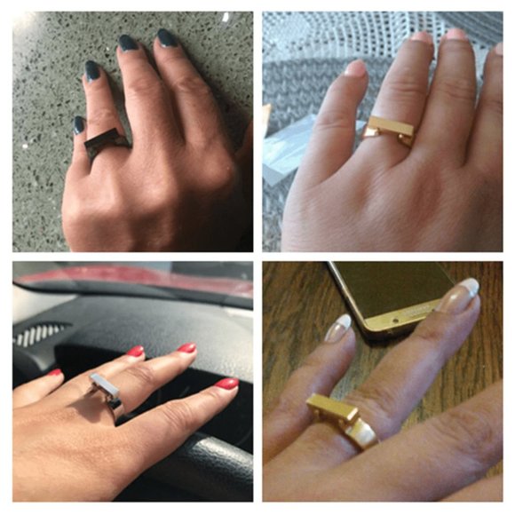 Arzo | Accessories | Flat Block Ring | Poshmark